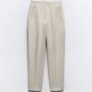 Zara NWOT light beige trousers, Size M